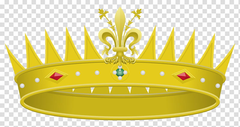 Cartoon Crown, Grand Duchy Of Tuscany, House Of Medici, Grand Duke, Grand Ducal Crown Of Tuscany, Ferdinando I De Medici Grand Duke Of Tuscany, Yellow, Green transparent background PNG clipart