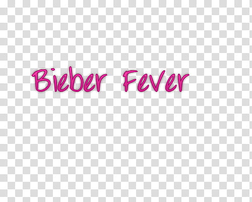 textos Bieber Fever transparent background PNG clipart