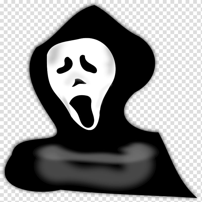 Halloween Ghost, Halloween , Black And White
, Nose, Head, Silhouette, Hand, Finger transparent background PNG clipart