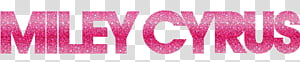 Texto Miley Cyrus transparent background PNG clipart thumbnail