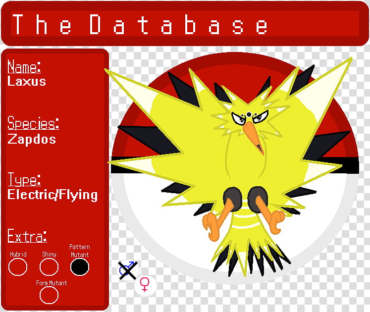 Laxus Reference, The Database Laxus Zapdos illustration transparent background PNG clipart