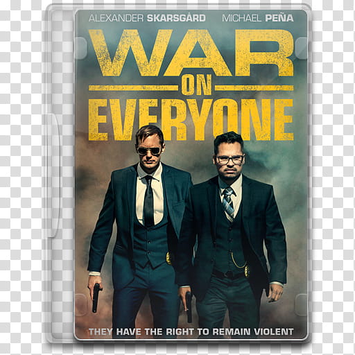 Movie Icon Mega , War on Everyone, War on Everyone DVD case transparent background PNG clipart