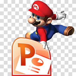 Mario dock , office  powerpoint icon transparent background PNG clipart