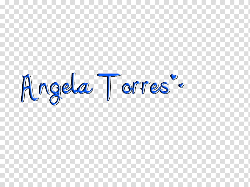 Texto Angela Torres transparent background PNG clipart