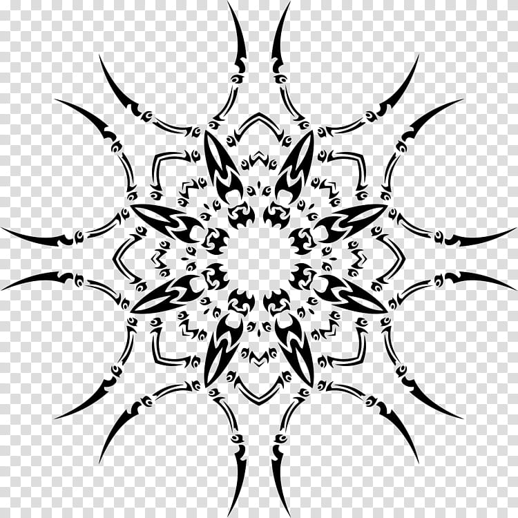 Snowflake, Logo, Drawing, Symmetry, Blackandwhite, Line, Visual Arts, Line Art transparent background PNG clipart