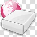 iconos en e ico zip, square white box and pink ball transparent background PNG clipart
