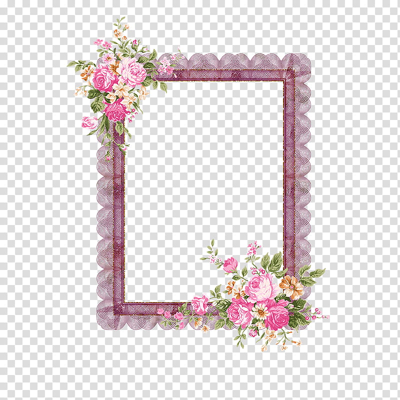 Creative Background Frame, Frames, Flower, Cornice, Creative Work, Pink, Plant, Mirror transparent background PNG clipart