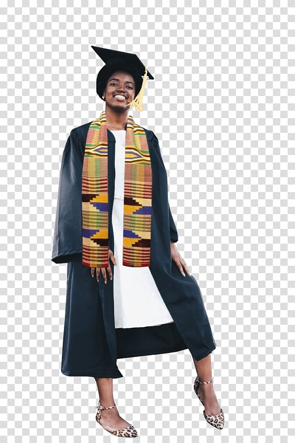 Background Graduation, Robe, Academic Stole, Kente Cloth, Dress, Academic Dress, Clothing, Sash transparent background PNG clipart