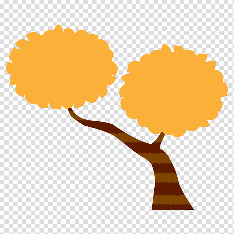 autumn tree broadleaf tree, Orange, Yellow, Plant, Plane transparent background PNG clipart