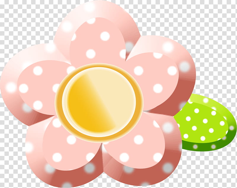 Flowers, pink and white polka dot pendant lamp transparent background PNG clipart