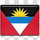 All in One Country Flag Icon, Antigua-and-Barbuda- transparent background PNG clipart