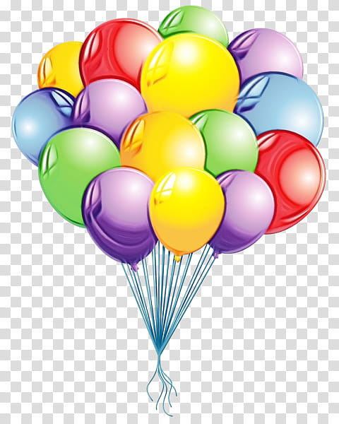 Balloon Party, Cluster Ballooning, Party Supply transparent background PNG clipart