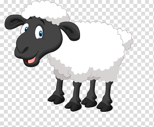 Drawing Of Family, Sheep, Cartoon, Goats, Horn, Live, Snout, Animal Figure transparent background PNG clipart