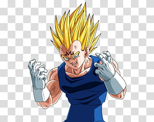 Free download, Vegeta # (Majjin SSJ) transparent background PNG clipart