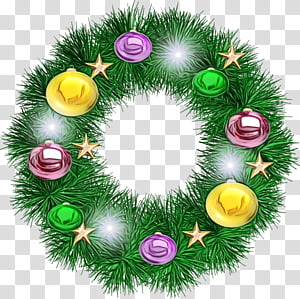 Christmas decoration, Watercolor, Paint, Wet Ink, Oregon Pine, Christmas Tree, Branch, Colorado Spruce transparent background PNG clipart thumbnail