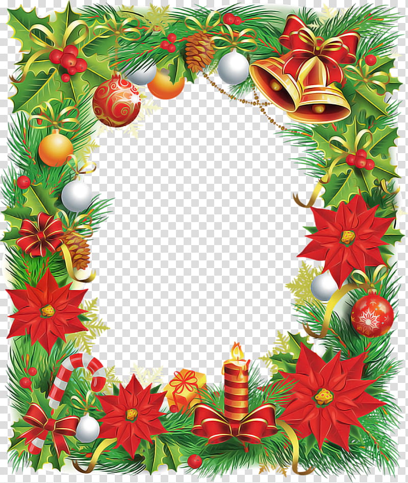 Christmas frame Christmas border Christmas decor, Christmas , Christmas Decoration, Plant, Interior Design, Holly, Fir, Frame transparent background PNG clipart