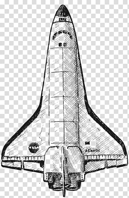 drawings of space shuttle atlantis