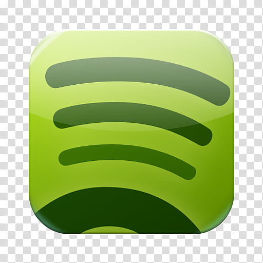 Spotify icon. Green Spotify logo. Spotify logo on transparent