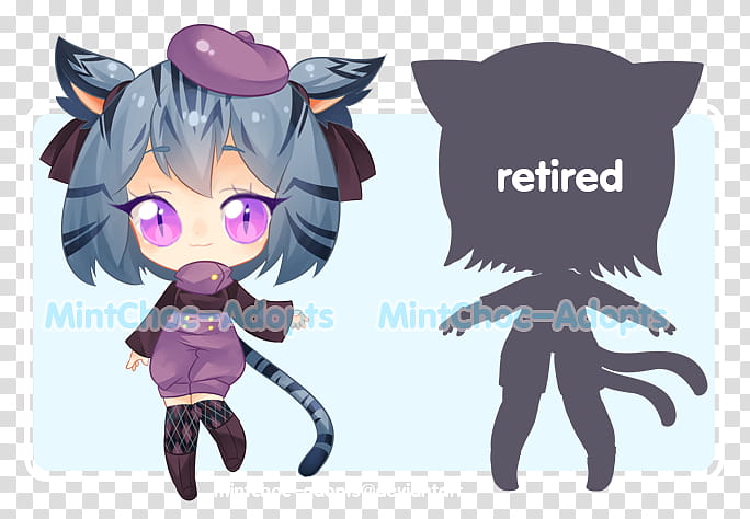 CLOSED Mimi Adoptables transparent background PNG clipart