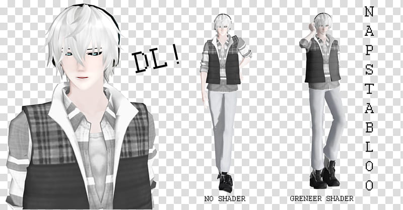 Mmd Undertale Napstablook Dl Boy With White Hair Anime Character Illustration Transparent Background Png Clipart Hiclipart