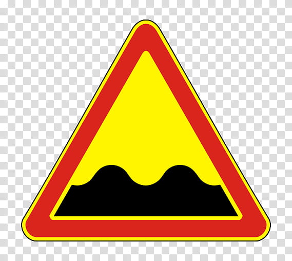 Road, Road Signs In Singapore, Traffic Sign, Speed Bump, Road Signs In Ukraine, Warning Sign, Regulatory Sign, Triangle transparent background PNG clipart
