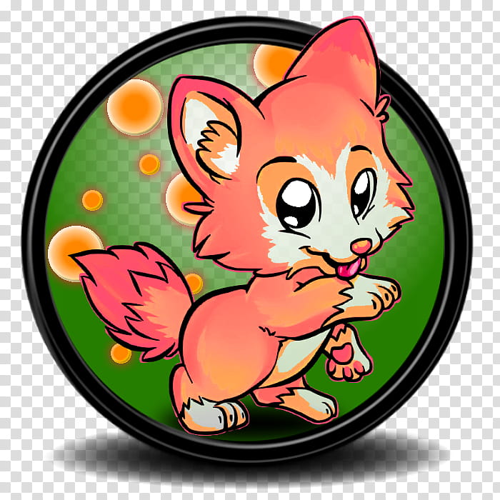 Cute Fox transparent background PNG clipart