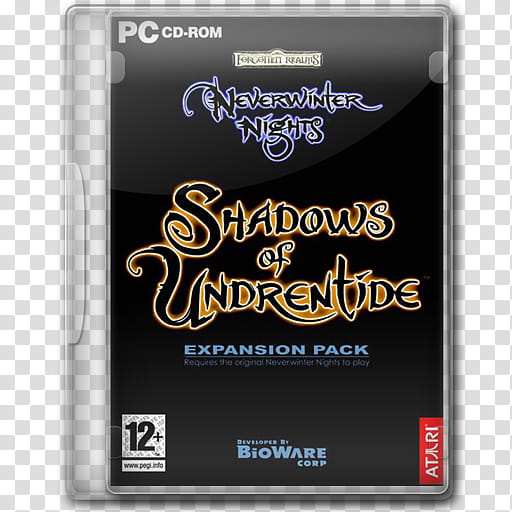 Game Icons , Neverwinter Nights Shadows of Undrentide transparent background PNG clipart