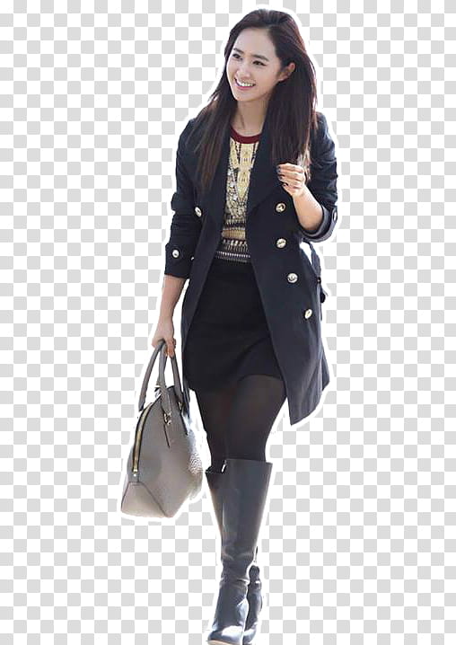 Yuri in Airport for Burberry Events  transparent background PNG clipart