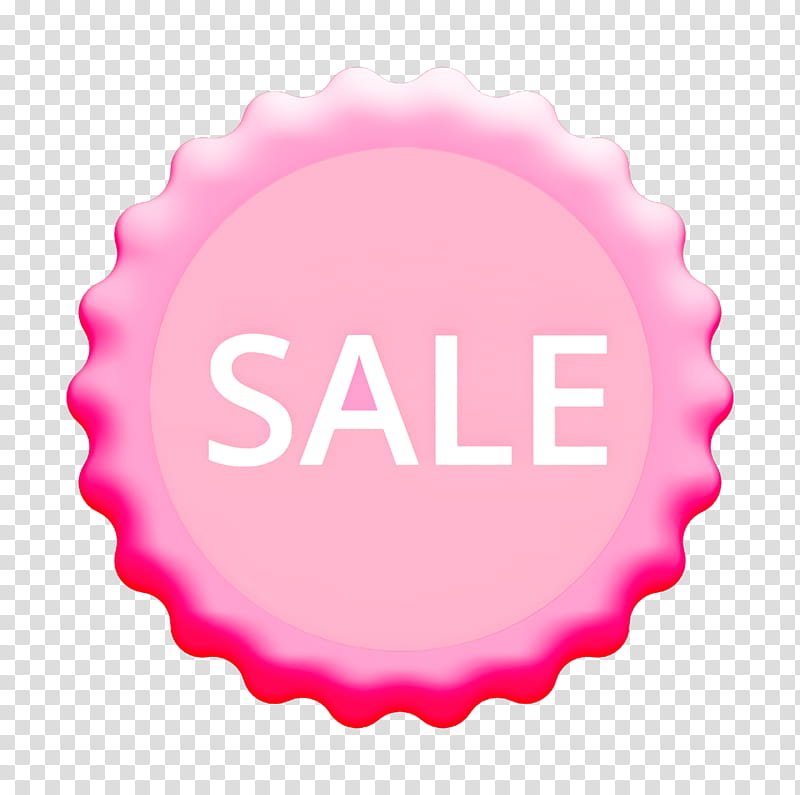 Black Friday icon Sale icon, Pink, Bottle Cap, Logo, Material Property, Label, Magenta, Circle transparent background PNG clipart