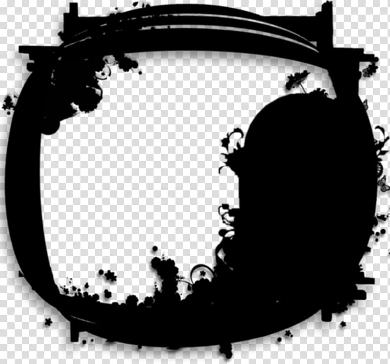 Circle Silhouette, Drum Heads, Bass Drums, Black M, Blackandwhite transparent background PNG clipart