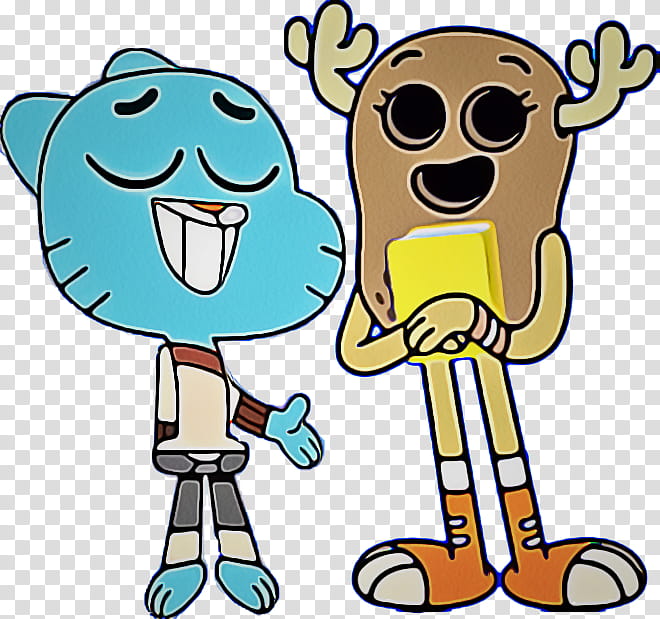 Gumball Watterson Darwin Watterson The Shell Penny Fitzgerald, Cartoon, Television Show, Character, Cartoon Network, Amazing World Of Gumball, Ben Bocquelet, Line transparent background PNG clipart