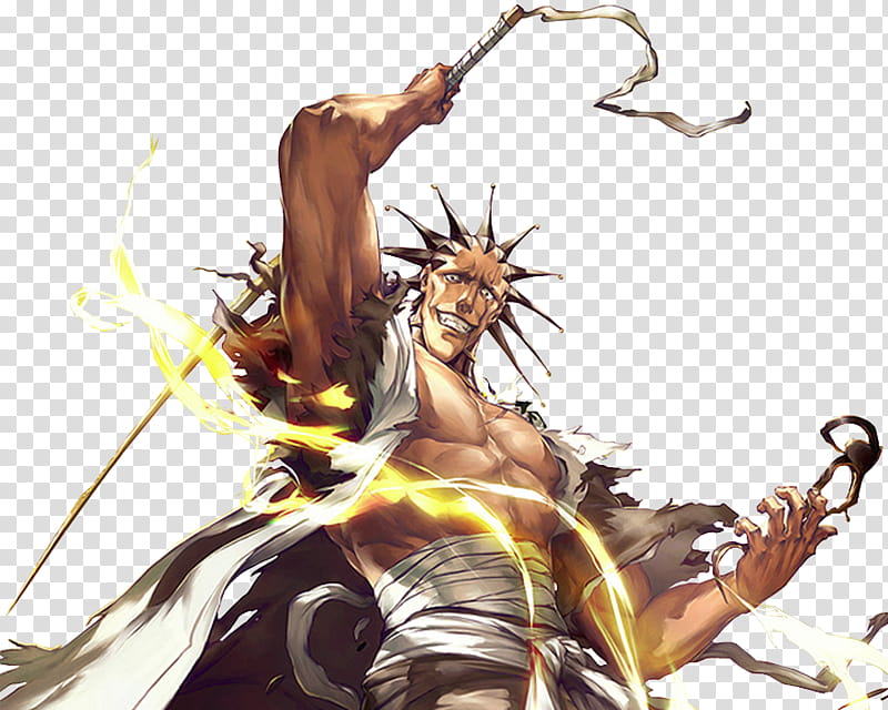 Bleach ,  render render kenpachi icon transparent background PNG clipart