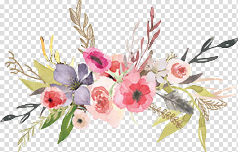 Wedding Watercolor Floral, Flower, Floristry, Unicorn, Flower Bouquet, Antler, Watercolor Painting, Flower Arranging transparent background PNG clipart