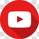 Flatjoy Circle Icons, Youtube, Youtube logo transparent background PNG clipart