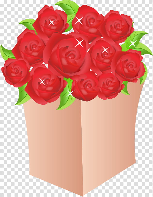 Bouquet Flowers Roses, Valentines Day, Garden Roses, Red, Plant, Rose Family, Cut Flowers, Rose Order transparent background PNG clipart
