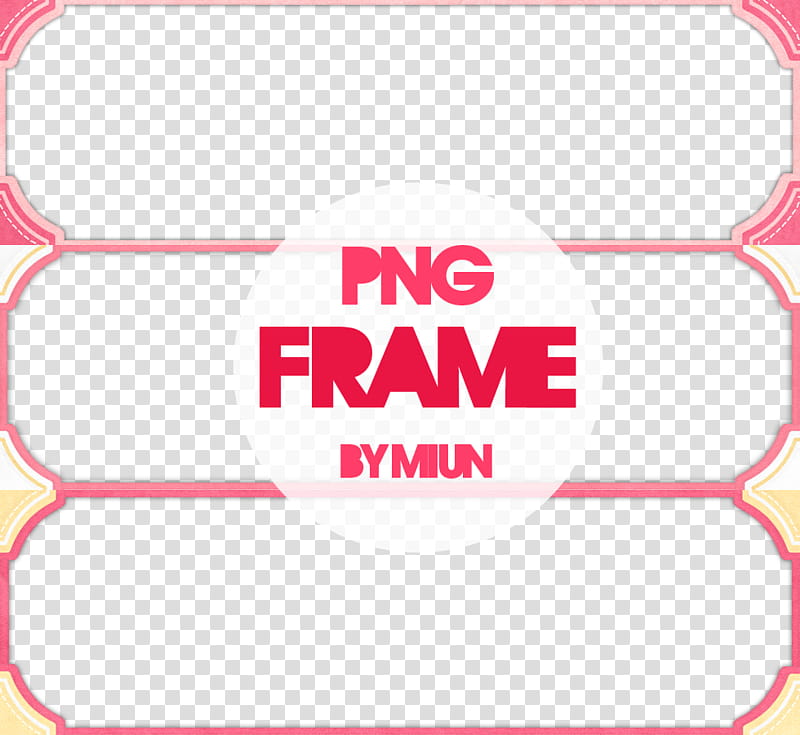 Share Pink Frames, frame by miun text transparent background PNG clipart