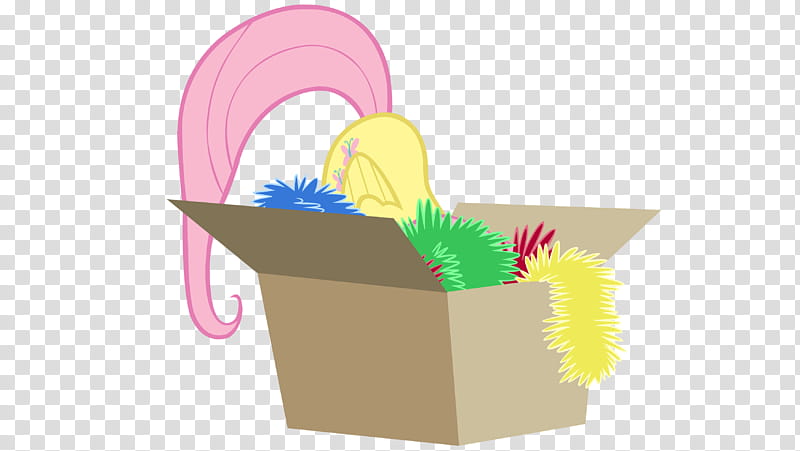 terrified fluttershy, opened box transparent background PNG clipart