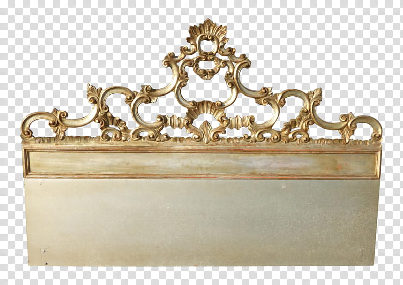 People, Headboard, Silver, Gold, Rococo, Wood, Wood Carving, Rectangle transparent background PNG clipart
