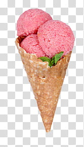 PINK s, strawberry ice cream transparent background PNG clipart