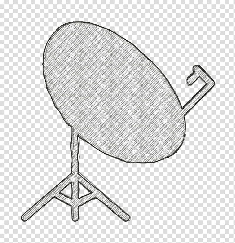 Radio antenna icon Satellite dish icon Communication and media icon, Table transparent background PNG clipart