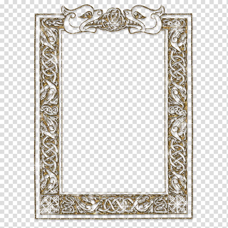Decorative frames , gold ornate border art transparent background PNG clipart