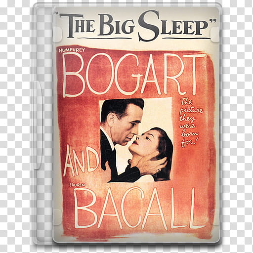 Movie Icon , The Big Sleep, The Big Sleep DVD case transparent background PNG clipart