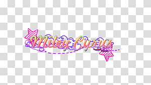 Texto de miley cyrus transparent background PNG clipart thumbnail