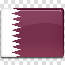 All in One Country Flag Icon, Qatar-Flag- transparent background PNG clipart