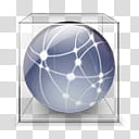 Leopard for Windows XP, gray and white ball in box art transparent background PNG clipart