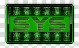 InTheMatrix File Type, sys icon transparent background PNG clipart