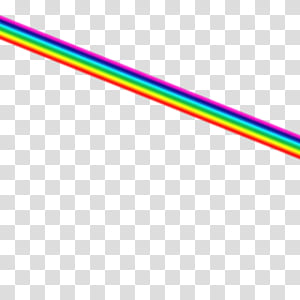 Rainbow line illustration transparent background PNG clipart