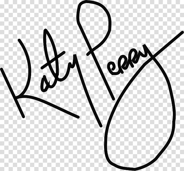 Firmas de famosos Famous signatures in, Katy Perry text transparent background PNG clipart