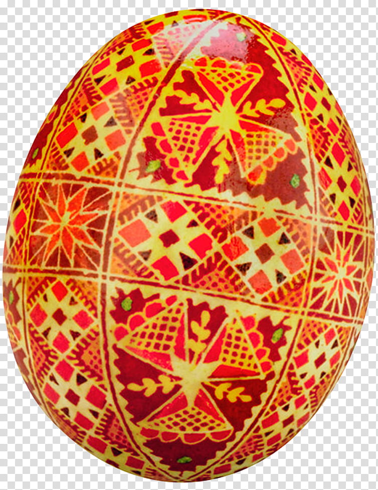 Easter Egg, Pysanka, Easter
, Chicken, Orange, Ball, Circle transparent background PNG clipart