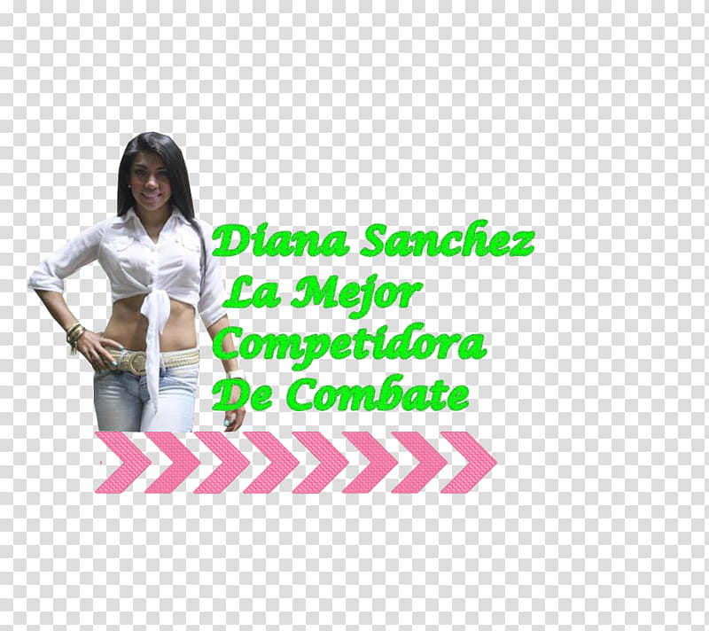 Diana Sanchez La Mejor Competidora De Combate transparent background PNG clipart